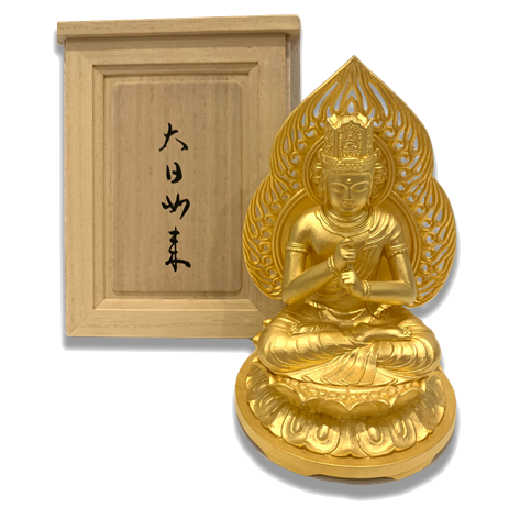 純金製大日如来