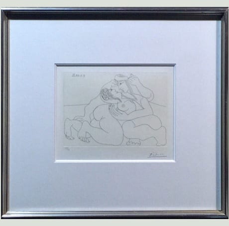 ピカソ「347シリーズ：No,318」買取実績｜【公式】美術品・絵画買取 