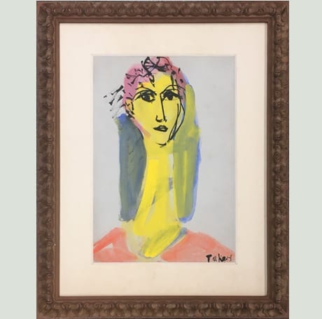 林武「婦人像」買取実績｜【公式】美術品・絵画買取センター