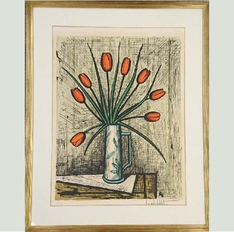 ベルナール・ビュッフェ Bernard Buffet「アイリス」 （ベルナール 