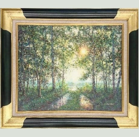 スィベル・ギュレー「幸せへの一日」買取実績｜【公式】美術品・絵画 