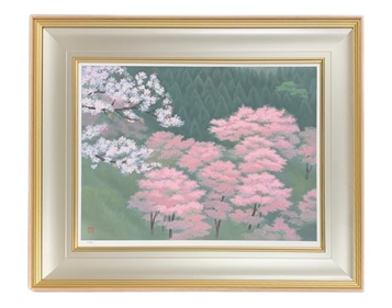 吉野の春 新復刻画 の買取実績 東山魁夷の作品