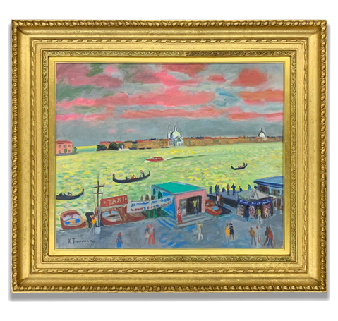 田村孝之介「ベニス風景」買取実績｜【公式】美術品・絵画買取センター