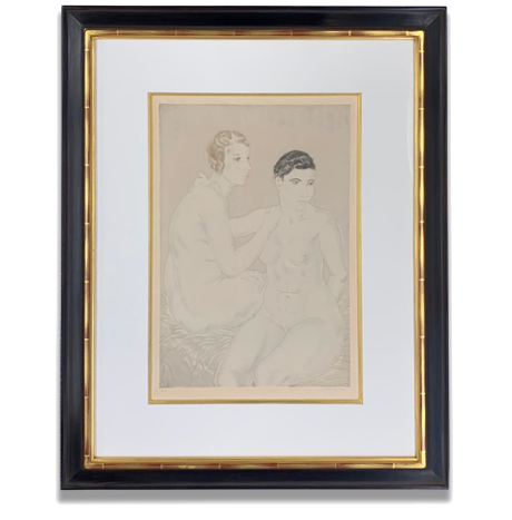 藤田嗣治 四十雀 “金貨” | 絵画など美術品の販売と買取 | 東京 - 版画