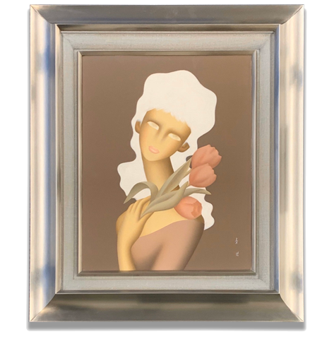 東郷青児「婦人像」買取実績｜【公式】美術品・絵画買取センター