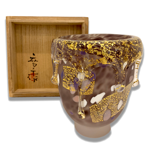 正規品！ 藤田喬平花鉢
