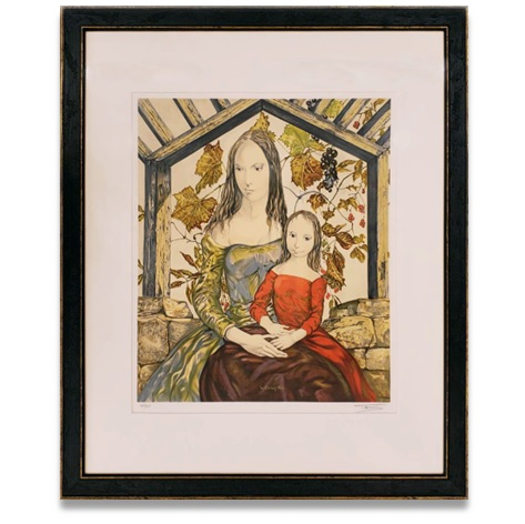 藤田嗣治、Leonard Fujita、『AHOLIBAH』、希少な大判額装用画集より  