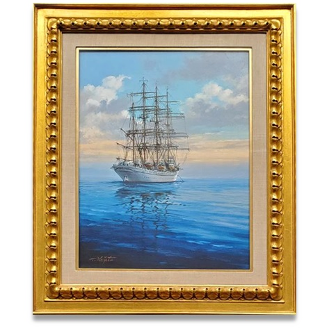 梶田達二「爽海（新日本丸）」 | 美術品・絵画買取センター