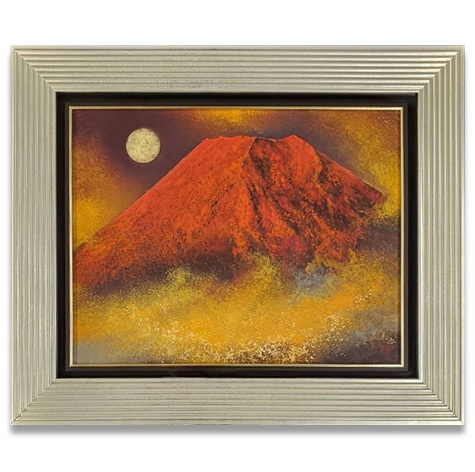 【通販新作】赤富士　(１０号) 自然、風景画