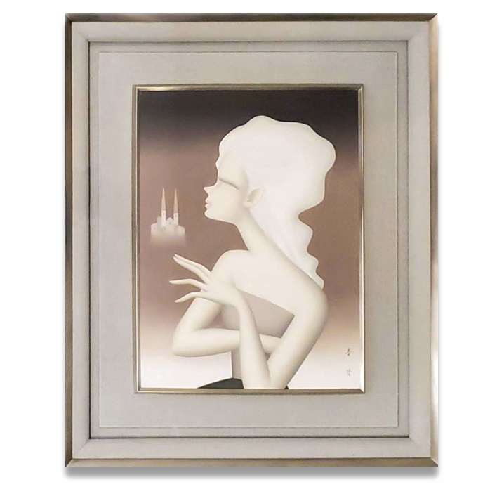 東郷青児「婦人像」買取実績｜美術品・絵画買取センター