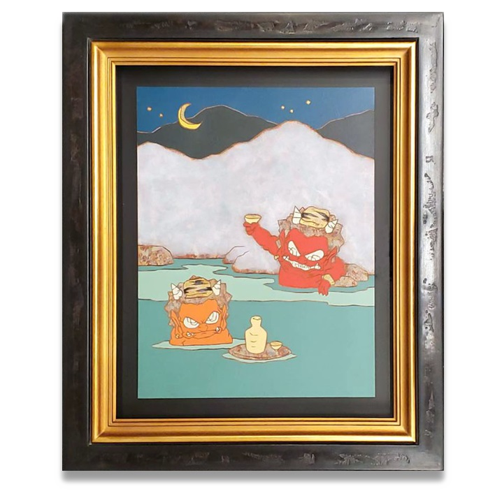 瀧下和之 コカコーラ レア インテリア 貴重 絵画 版画 油絵 企業物 - 絵画