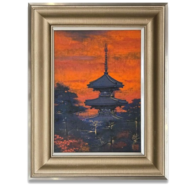 後藤純男「斑鳩夕映」