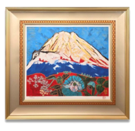 片岡球子 めでたき御殿場の富士