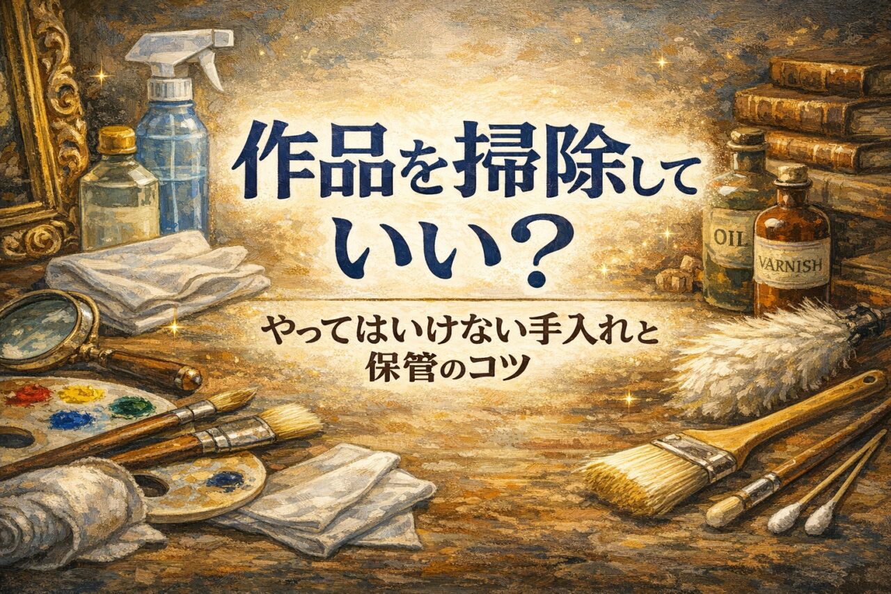 作品を掃除していい？やってはいけない手入れと保管のコツ