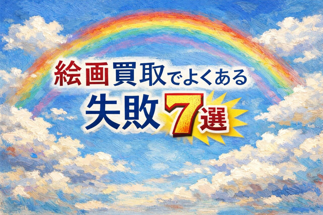 絵画買取でよくある失敗7選｜安く売ってしまう人の共通点