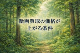 絵画買取の価格が上がる条件