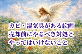 カビ・湿気臭がある絵画売却前にやるべき対処とやってはいけないこと