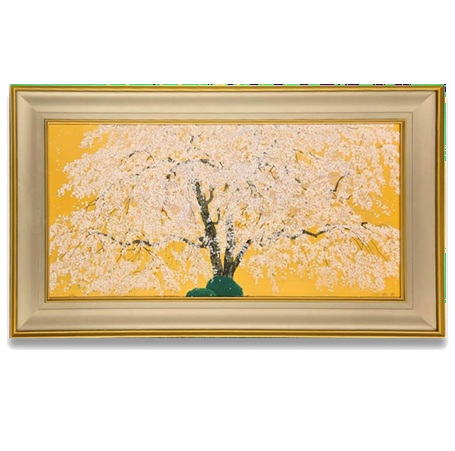 中島千波 天龍寺の清日枝垂桜