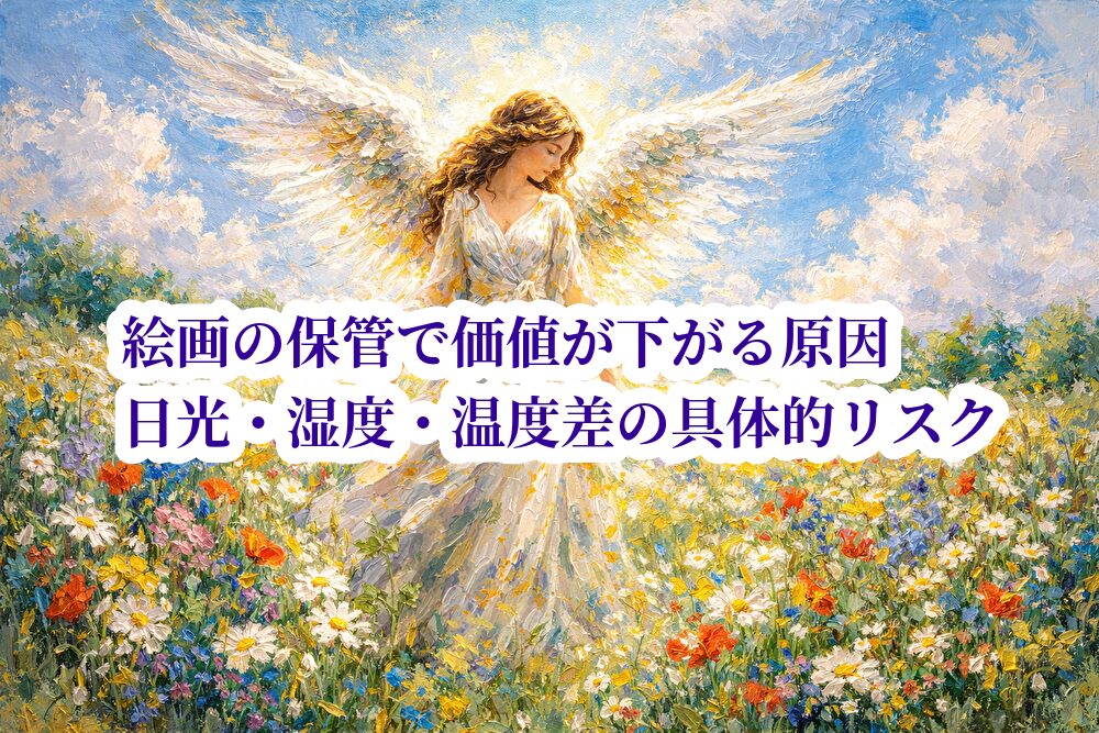 絵画の保管で価値が下がる原因|日光・湿度・温度差の具体的リスク