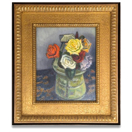 小山敬三 長春花