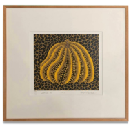 草間彌生、絵画、油彩SM号、かぼちゃ1990、新品額縁、肉筆、模写、山下清、 草間彌生「かぼちゃ」買取実績 | 美術品・絵画買取センター
